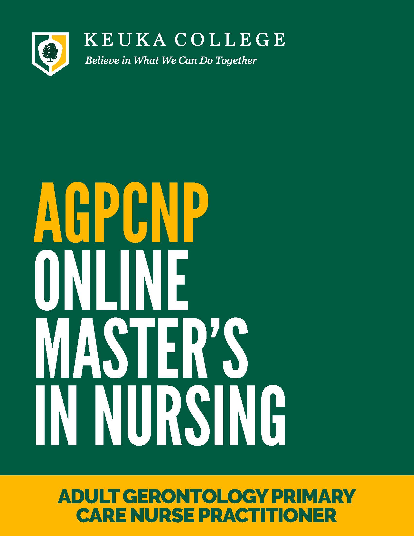 AGPCNP Online Master's in Nursing